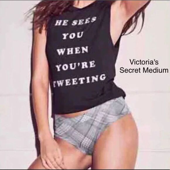 Victoria’s Secret The Sleep Tank, Shortie and Sock set Size Medium - Picture 1 of 4